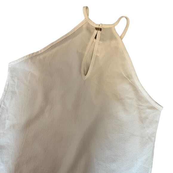 ARDENE White High Neck Loose Fit Textured Dressy Top S - Picture 4 of 8